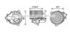 AVA QUALITY COOLING PE8379 Electric Motor, interior blower